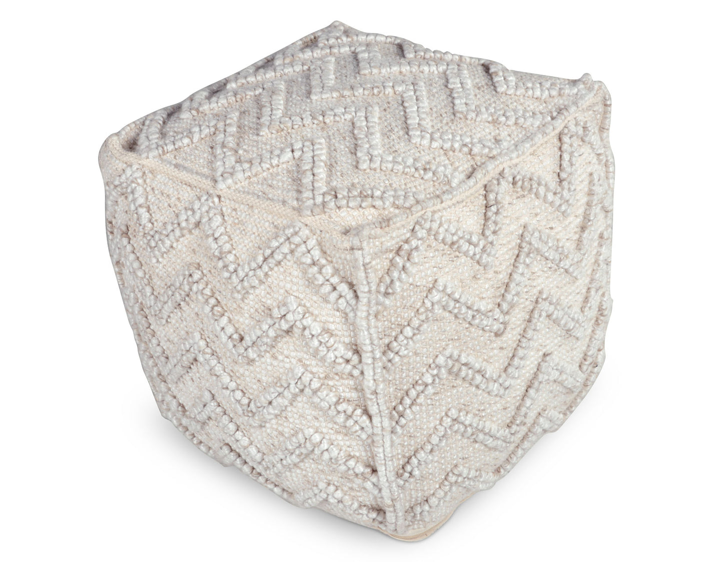 KENZARI HANDWOVEN POUF