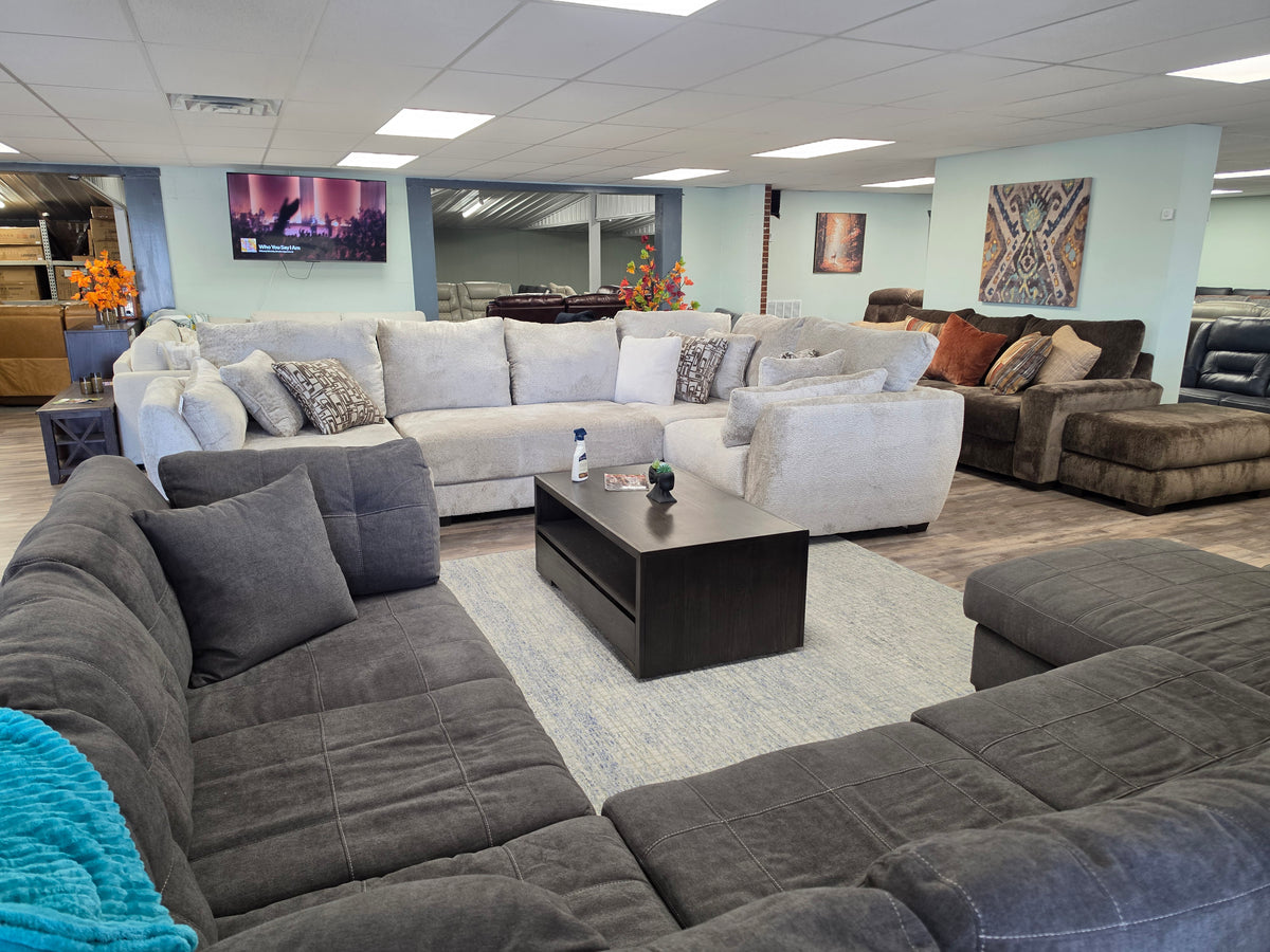 a room with couches and a coffee table