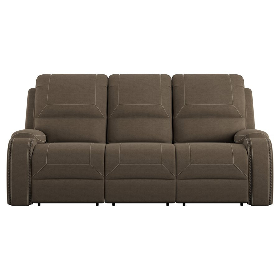 a brown couch with white background