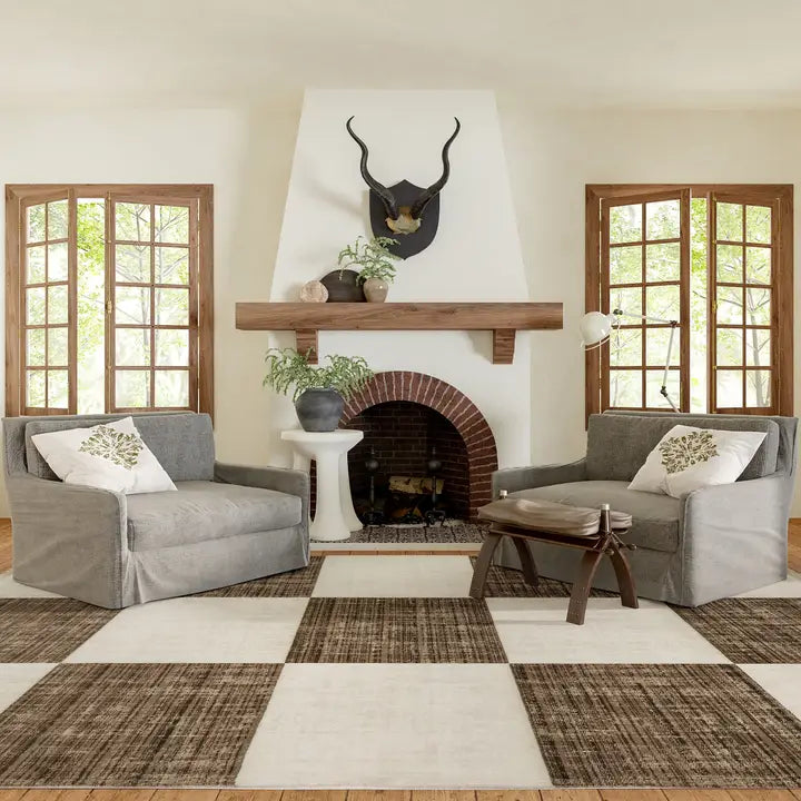 Aspen Checkerboard Area Rug