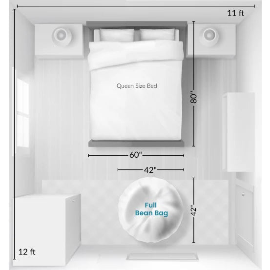 Full Bean Bag Chenille