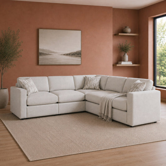 Jackson Linen Track Sectional