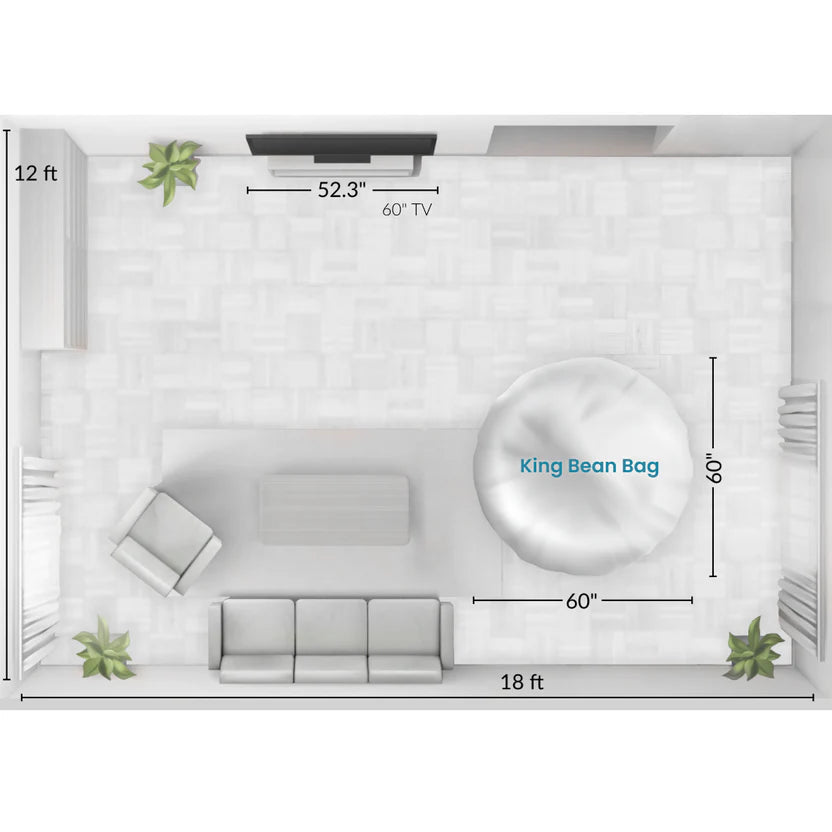 King Bean Bag Chenille