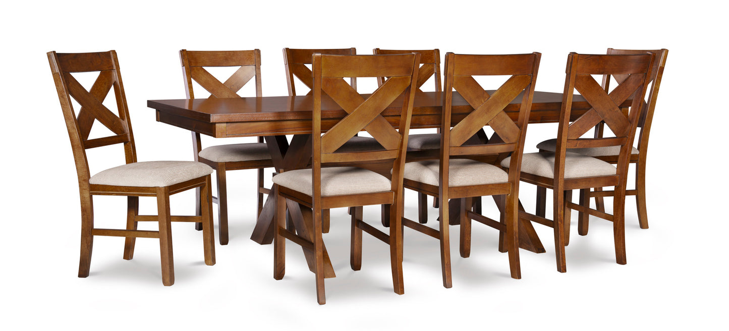 Kraven-Hazelnut Dinning 9 PC