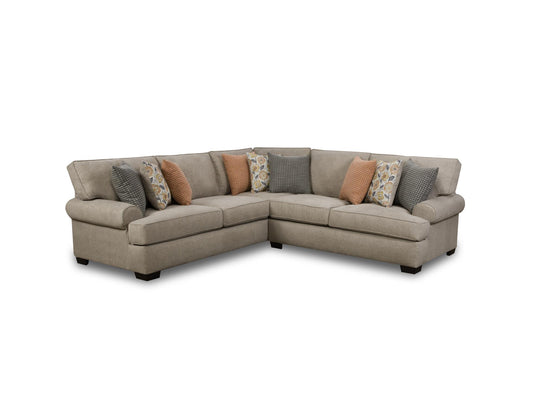 a couch with pillows on it