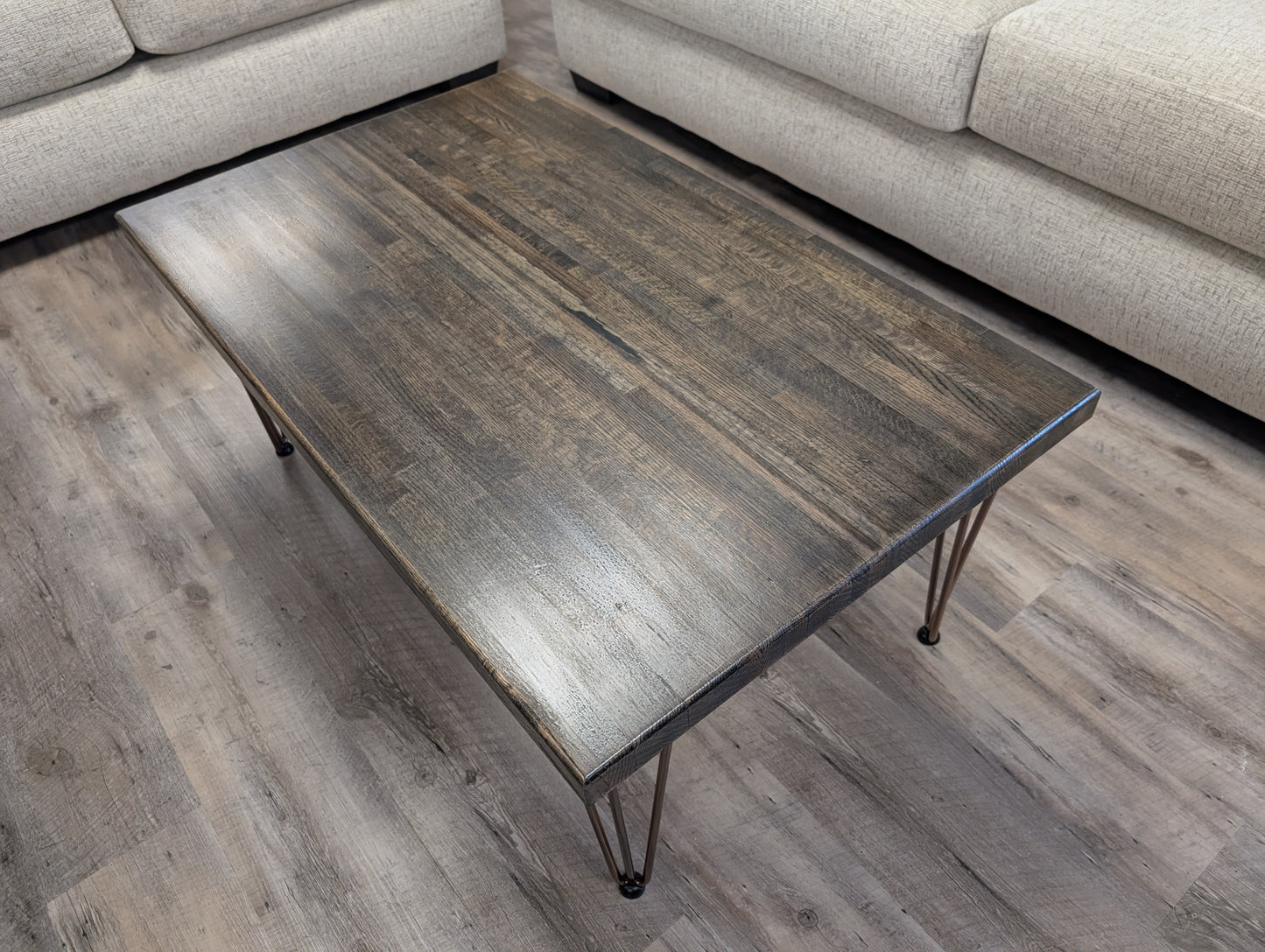 Black Butcher Block Coffee Table