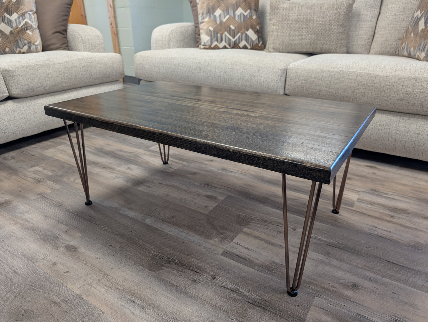 Black Butcher Block Coffee Table