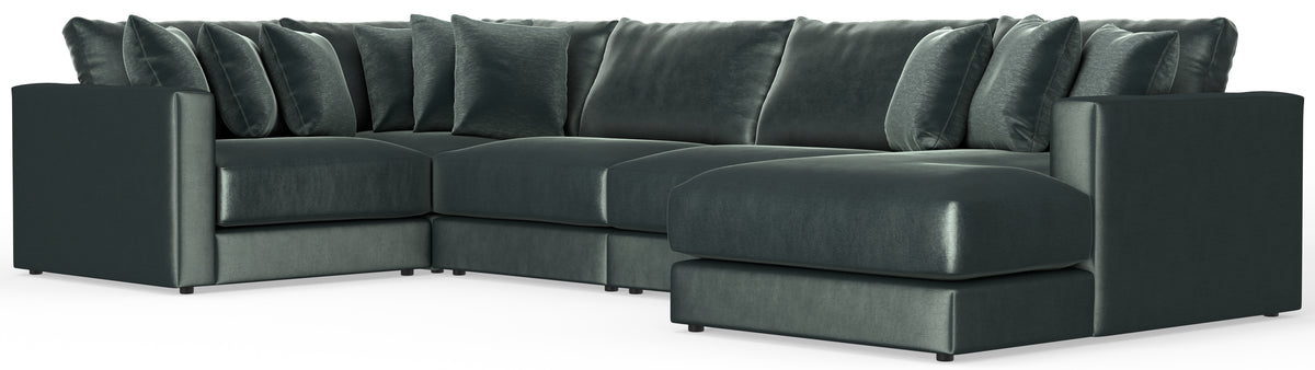 a couch with pillows on it