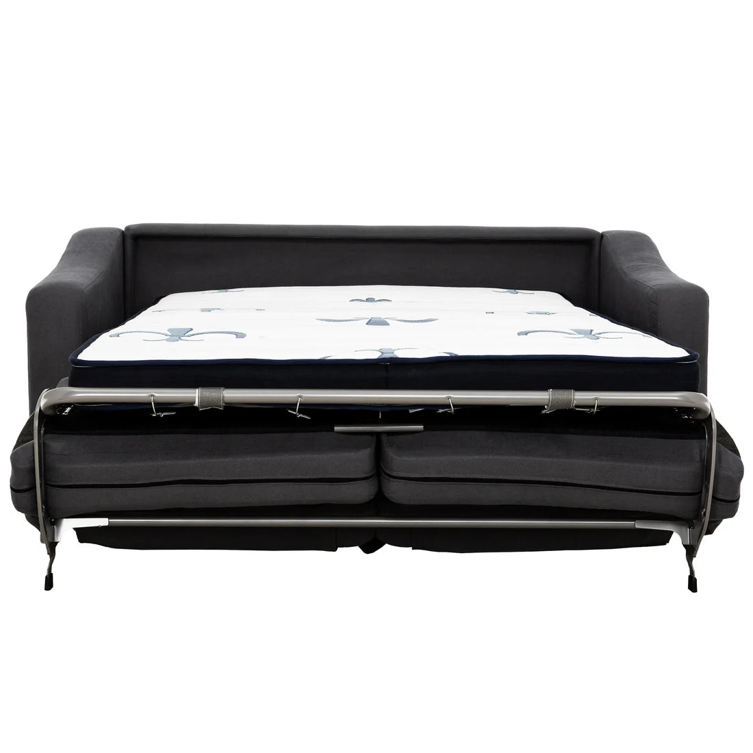a couch with a mattress