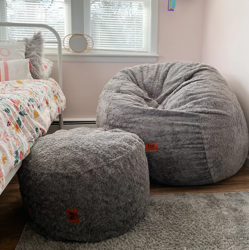 Faux Fur Bean Bag