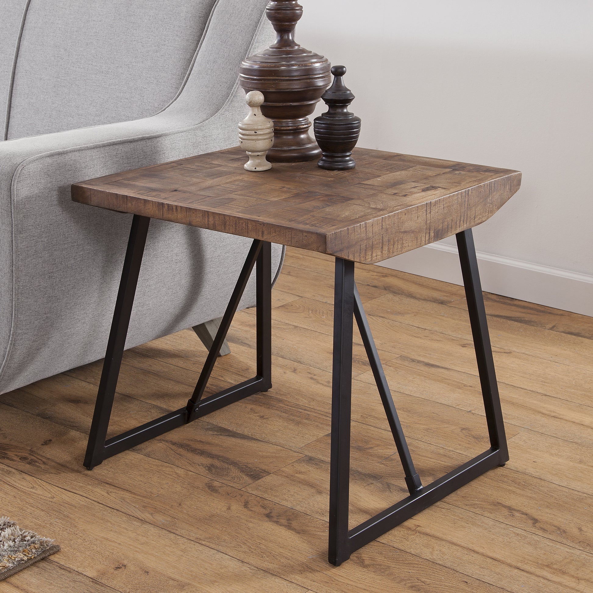 a table with a couple of objects on it